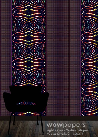 Color Swirls 2 Stripes