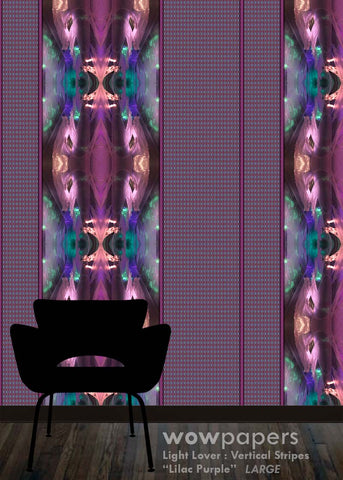 Lilac Purple Stripes