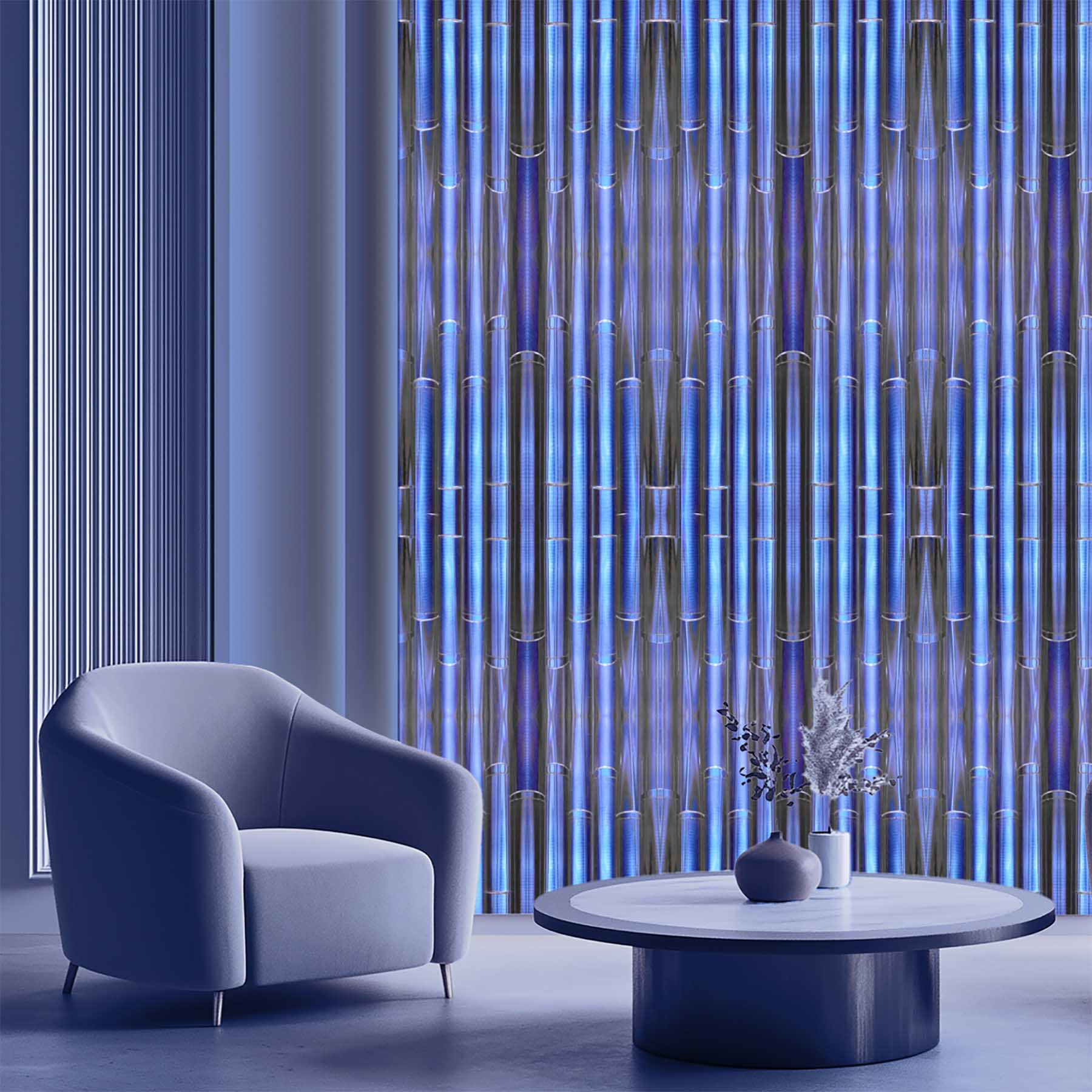 Deep Classic Blue Abstract Wallpaper