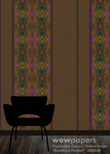 snake-skin bold geometric striped wallcovering pattern