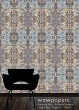 Light Blue Taupe Modern Wallpaper