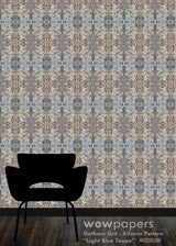 Light Blue Taupe Modern Wallpaper