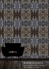 Almost Black & White Modern Wallpaper