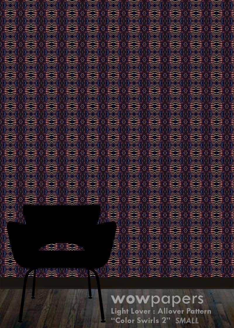 Color Swirls 2 Modern Wallpaper