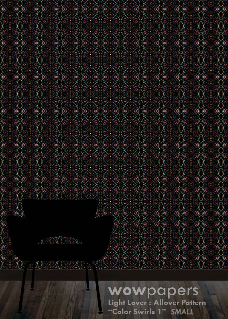 Color Swirls 1 Modern Wallpaper