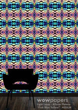 Pink Blue Yellow Modern Wallpaper
