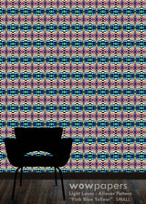 Pink Blue Yellow Modern Wallpaper