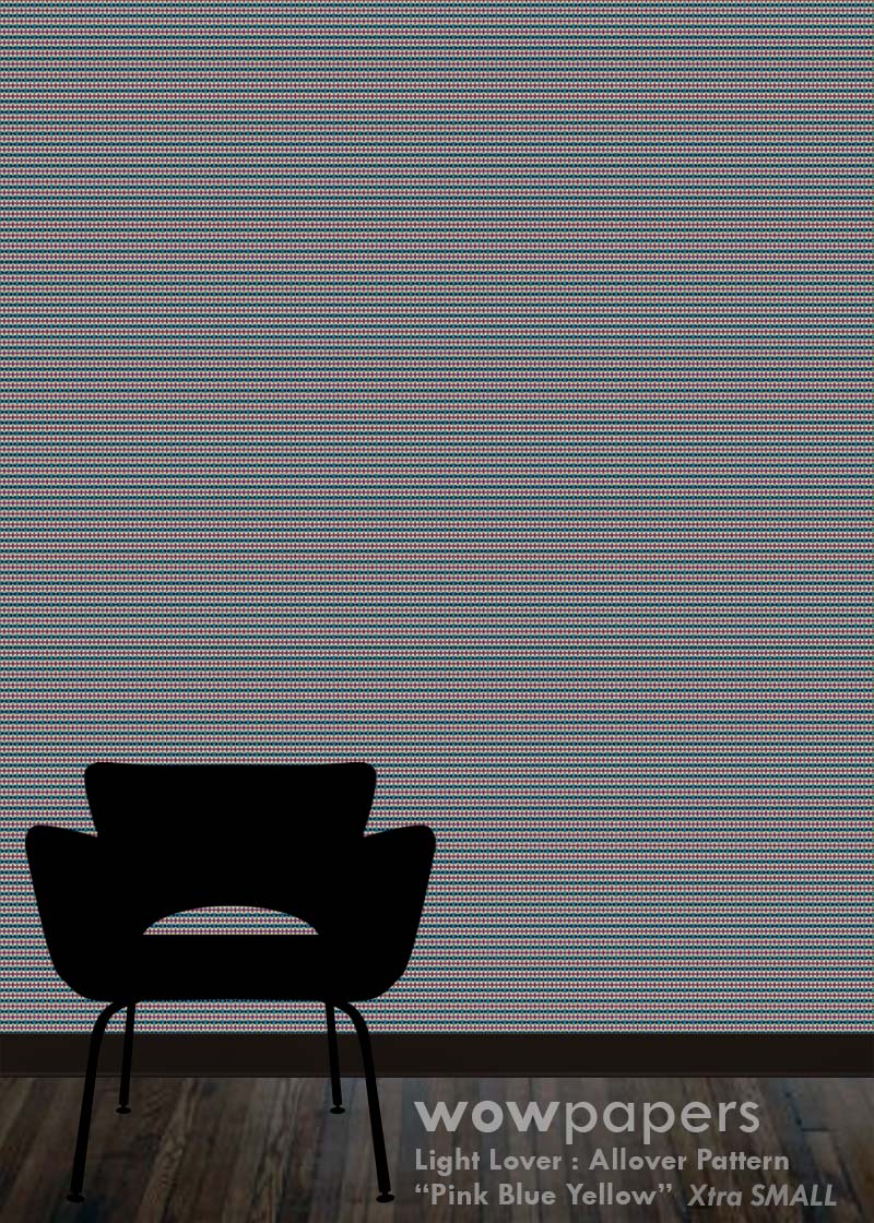 Pink Blue Yellow Modern Wallpaper