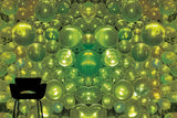 Light Globules | Greens Yellows Wallcovering Mural