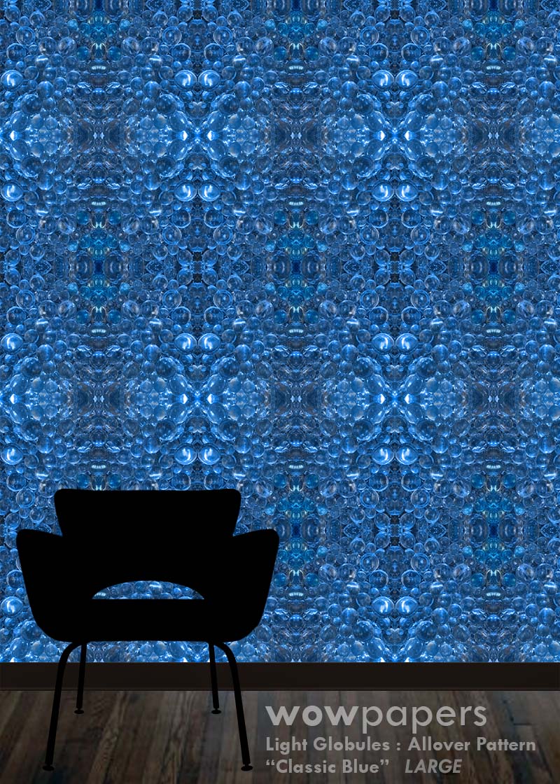 Lighter Classic Blue Modern Wallpaper