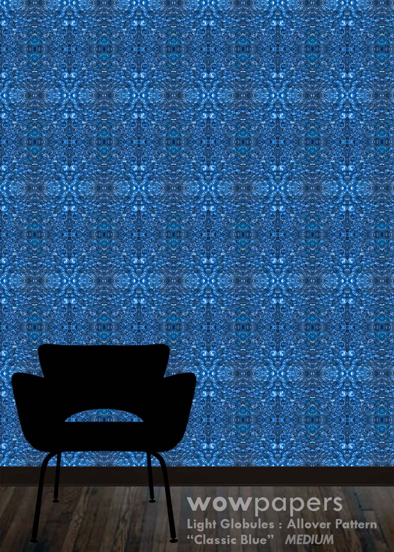 Lighter Classic Blue Modern Wallpaper