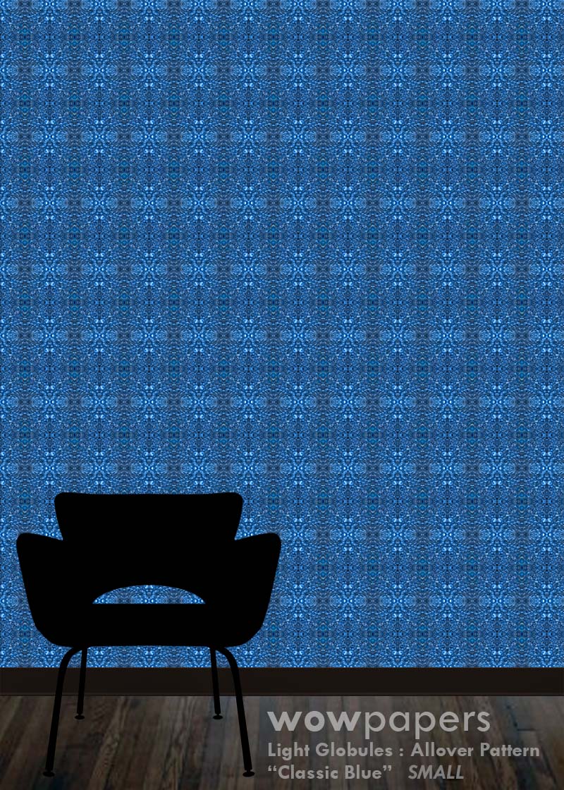 Lighter Classic Blue Modern Wallpaper