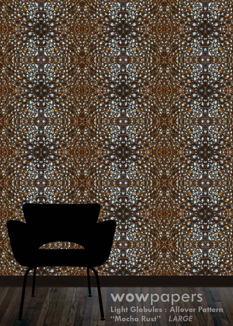 Mocha Rust Modern Wallpaper