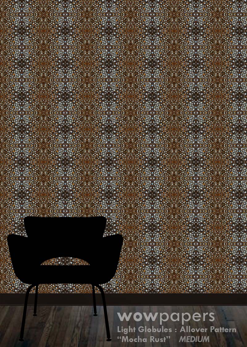 Mocha Rust Modern Wallpaper