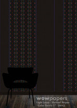 Color Swirls 1 Striped Wallpaper