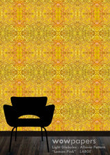 Lemon Pink Modern Wallpaper