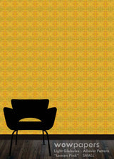 Lemon Pink Modern Wallpaper