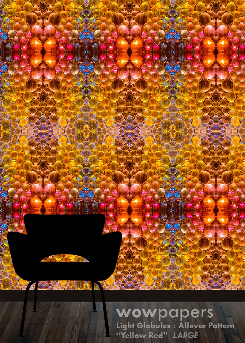 Yellow Red Modern Wallpaper