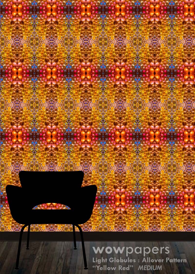 Yellow Red Modern Wallpaper