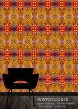 Yellow Red Modern Wallpaper
