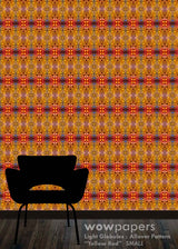 Yellow Red Modern Wallpaper