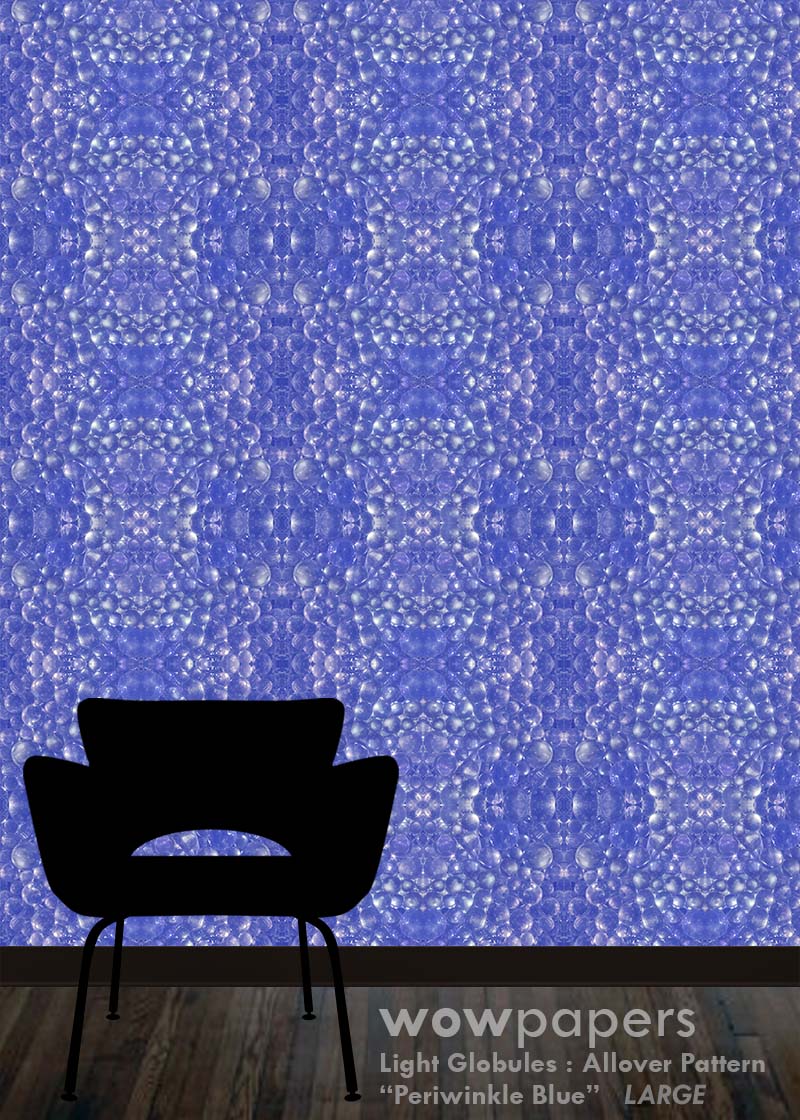 Periwinkle Blue Modern Wallpaper
