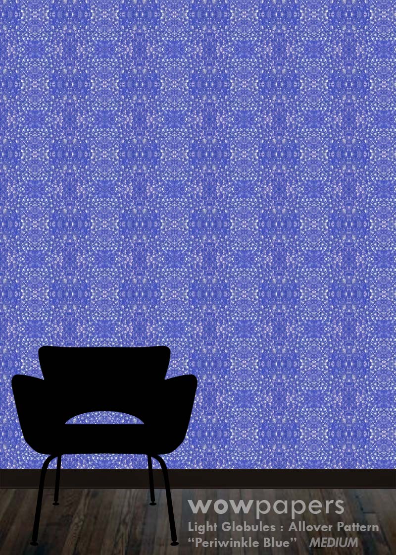 Periwinkle Blue Modern Wallpaper