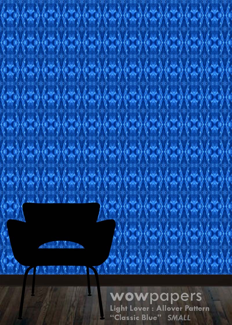 Classic Blue Modern Wallpaper