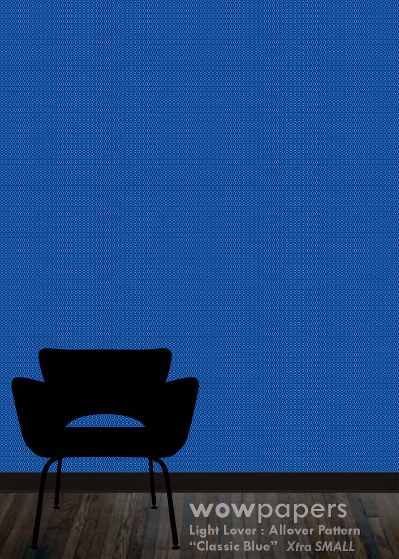 Classic Blue Modern Wallpaper