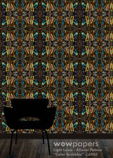 Color Scribbles Modern Wallpaper