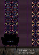 Color Swirls 3 Striped Wallpaper