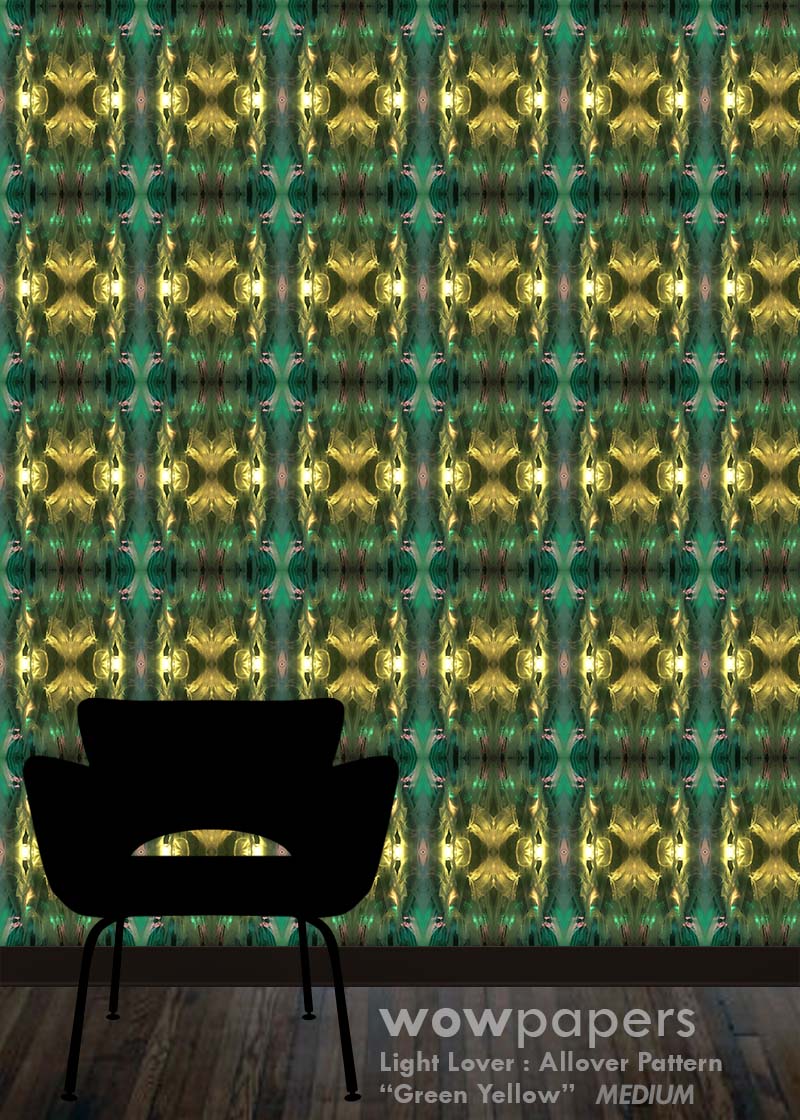 Green Yellow Modern Wallpaper
