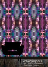 Lilac Purple Modern Wallpaper