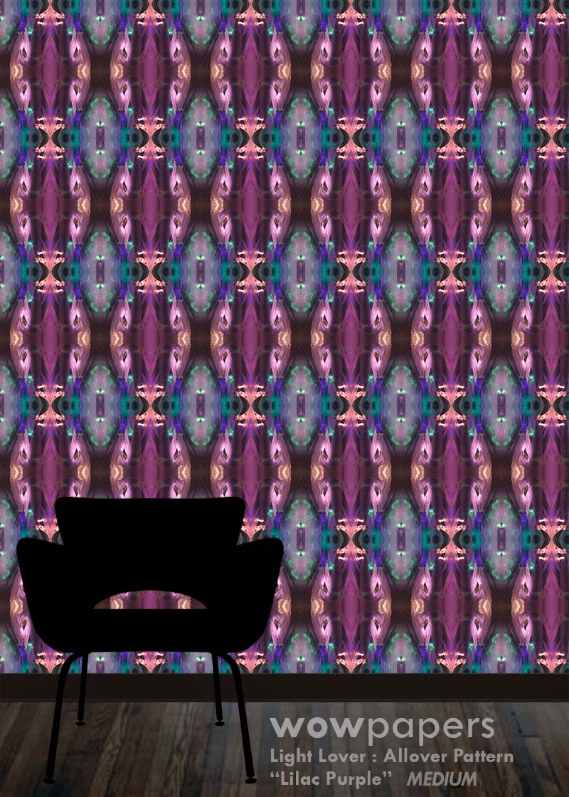 Lilac Purple Modern Wallpaper