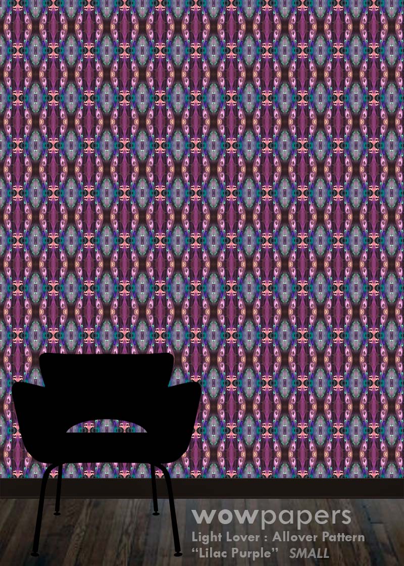 Lilac Purple Modern Wallpaper