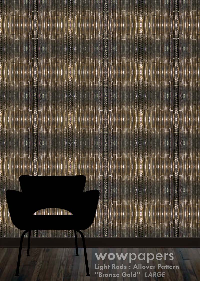 Bronze Gold Abstract Wallpaper