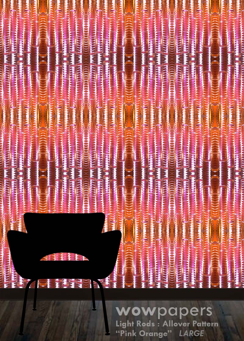 Pink Orange Modern Wallpaper