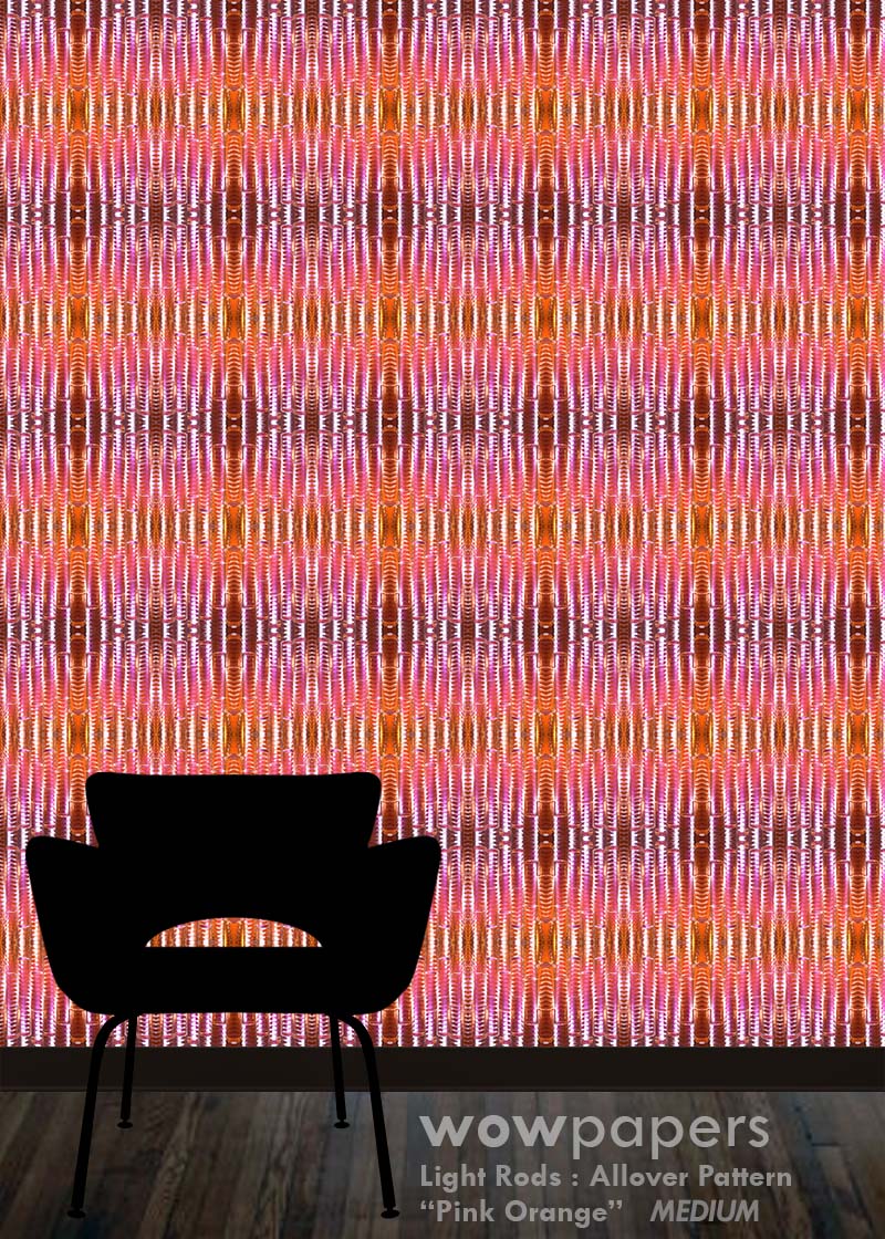 Pink Orange Modern Wallpaper