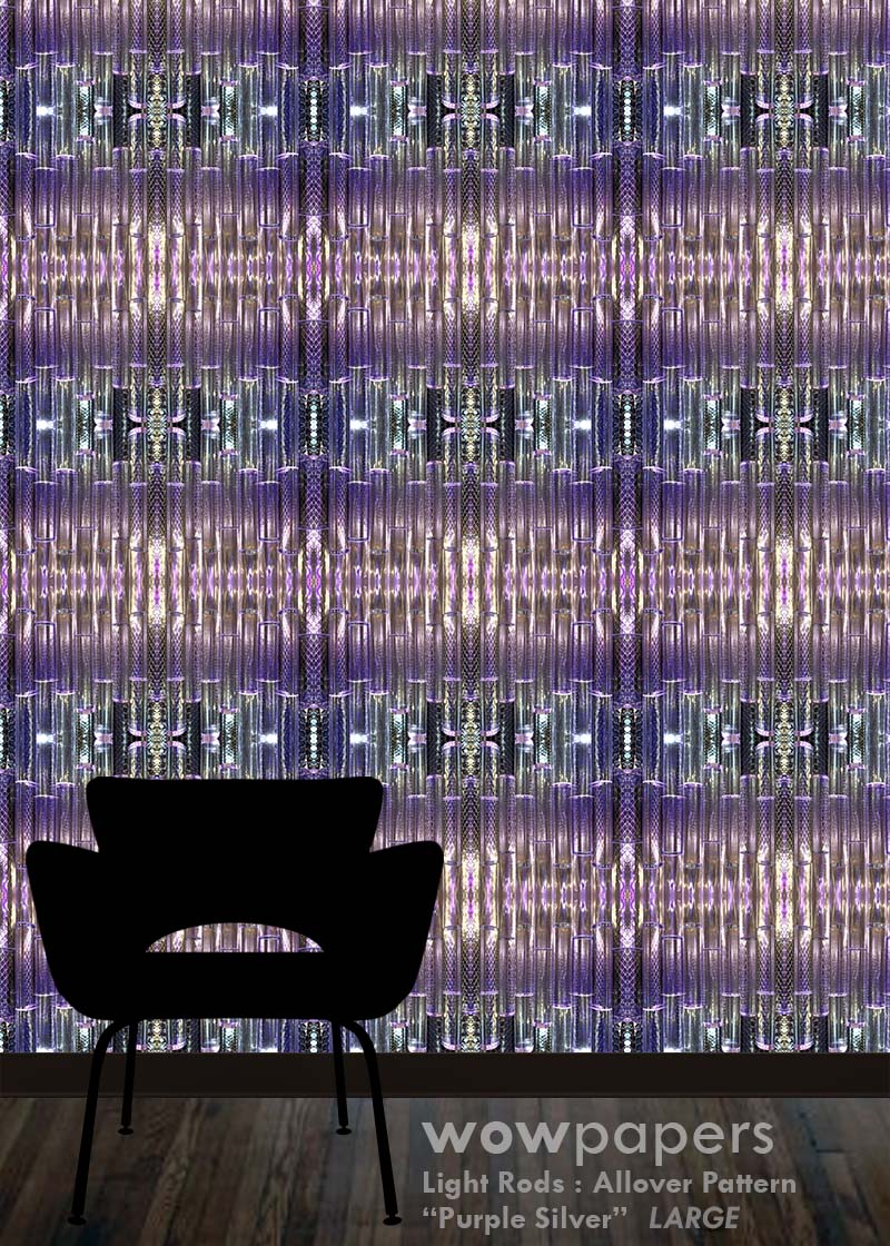 Purple Silver Abstract Wallpaper