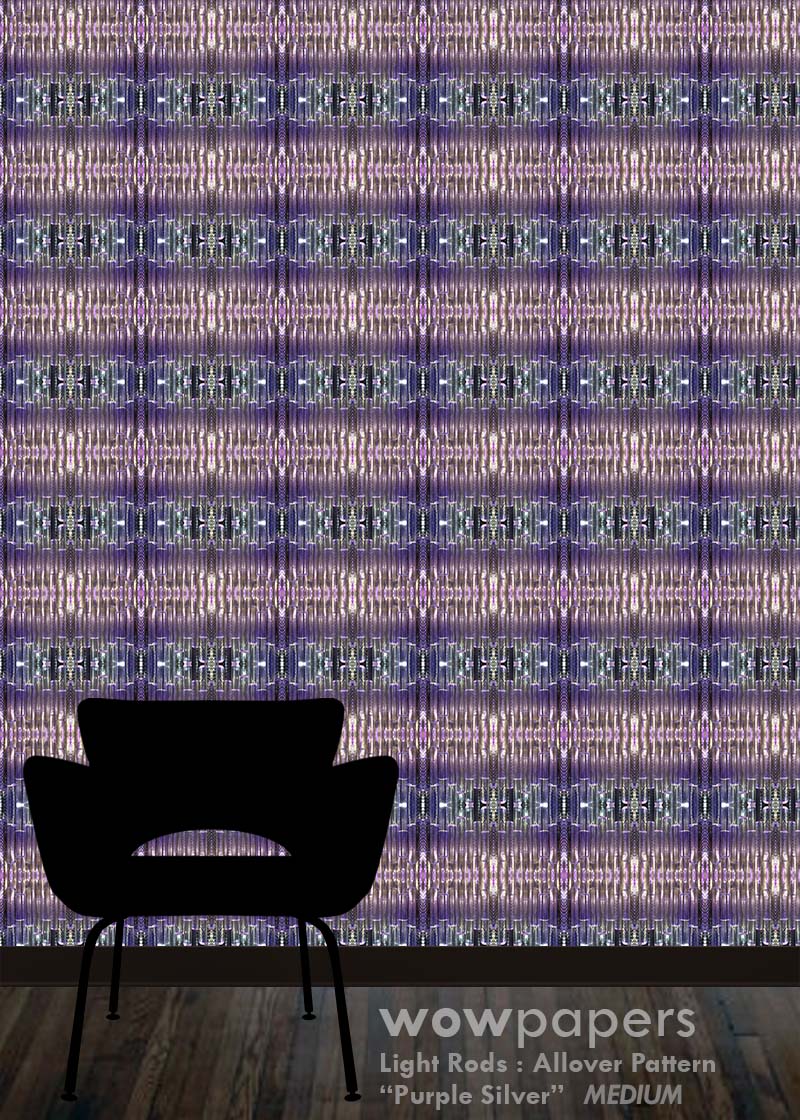 Purple Silver Abstract Wallpaper