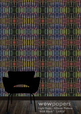 RGB Black Abstract Wallpaper