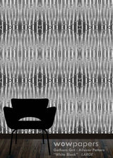 White & Black Abstract Wallpaper