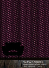 Pink Diagonal Modern Wallpaper