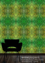 Emerald Lime Modern Wallpaper
