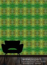 Emerald Lime Modern Wallpaper
