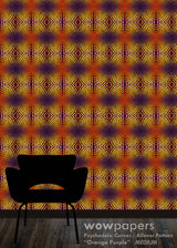 Orange Purple Modern Wallpaper