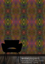 Purple Green Modern Wallpaper