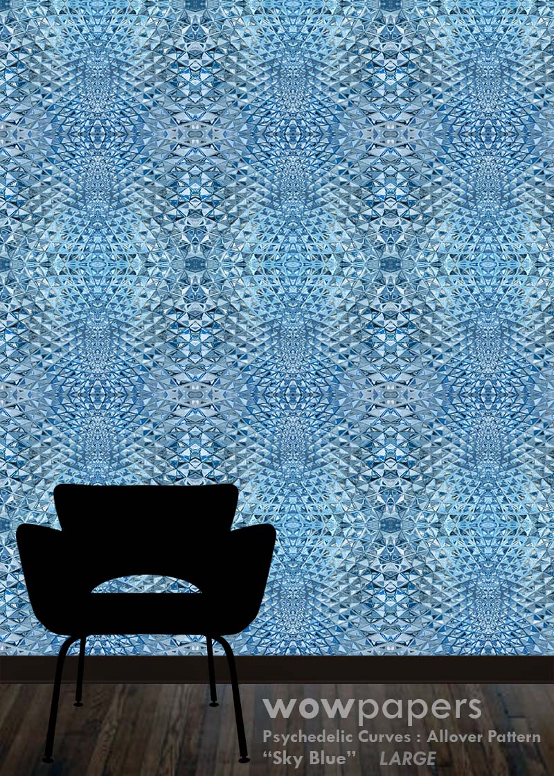 Sky Blue Modern Wallpaper