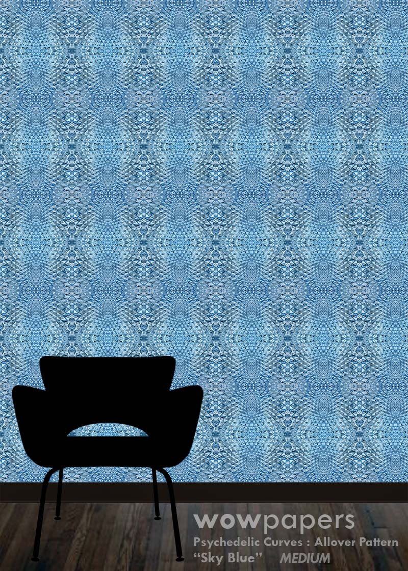 Sky Blue Modern Wallpaper