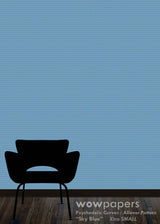 Sky Blue Modern Wallpaper